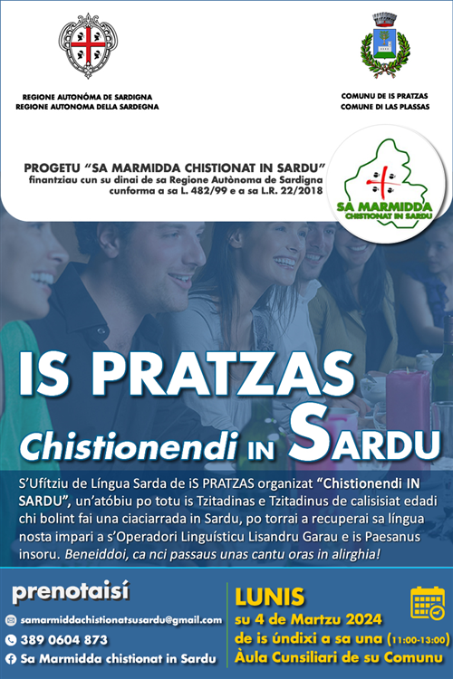 PROGETU "SA MARMIDDA CHISTIONAT IN SARDU"